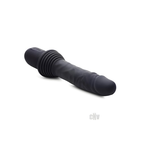 Ms Vibrating Thrusting Dildo - Black