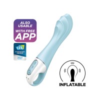 Satisfyer Air Pump Vibrator 5+ Blue