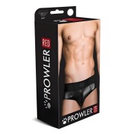Prowler Red Wetlook Brief Black Medium