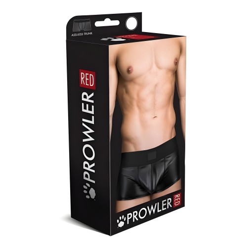 Prowler Red Wetlook Assless Trunk - Black - Small
