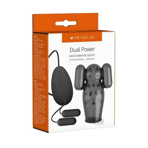 Me You Us Dual Power Masturbate Sleeve
