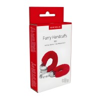 Myu Furry Handcuffs Red - BDSM Comfort