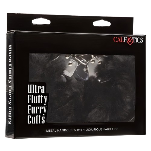 Restricciones Grilletes Ultra Suaves y Peludos - Negros