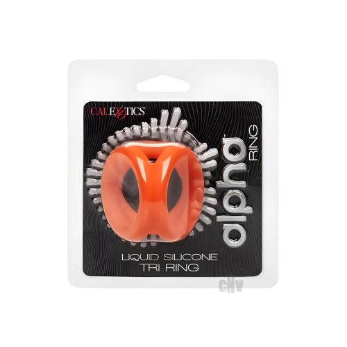 Alpha Tri Ring de Silicona Líquida