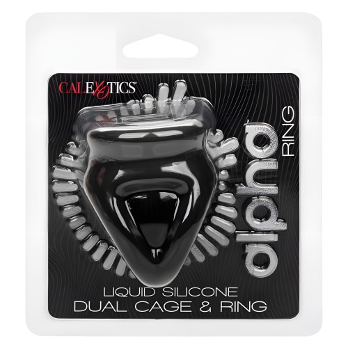 Alpha Liquid Silicone Dual Cage Ring