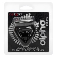 Alpha Liquid Silicone Dual Cage Ring