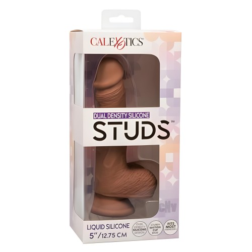 Silicone Studs Dual Dense 5 Chocolate