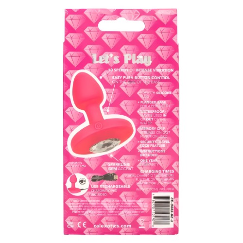 Cheeky Gems Probe Vibrante Pequeño Rosa