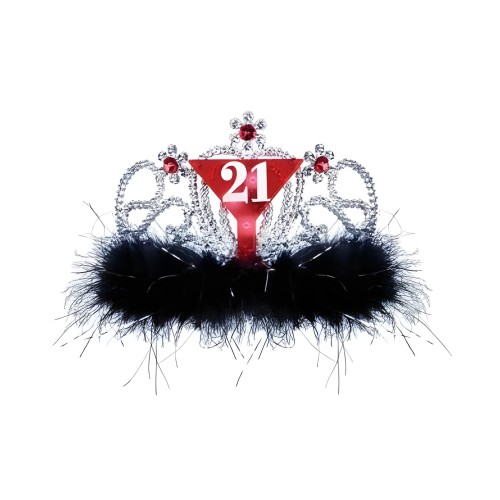 Tiara Parpadeante de 21 Años