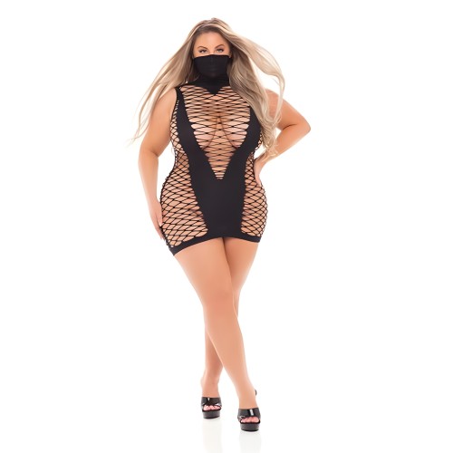 Vestido Máscara Masquerade Pink Lipstick