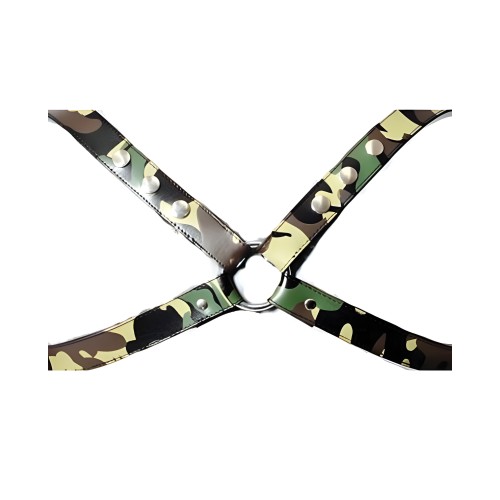 Sensual Sin Leather X Harness Camo S/M