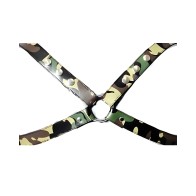 Sensual Sin Leather X Harness Camo S/M