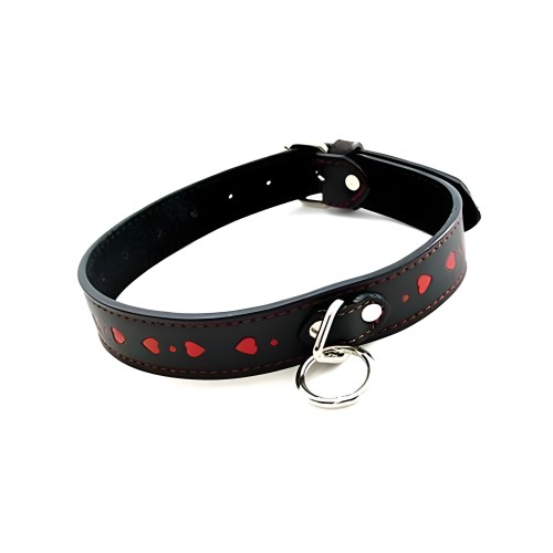 Plesur PVC Collar W/hearts