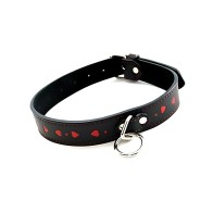 Plesur PVC Collar W/hearts