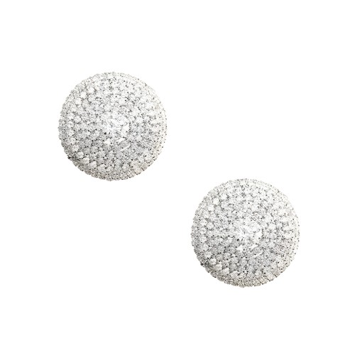 Burlesque Crystal Jewel Nipztix - Silver