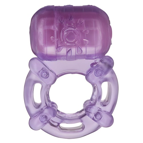 Anillo Cloud 9 Pleasure Tickler de 5 Velocidades Morado