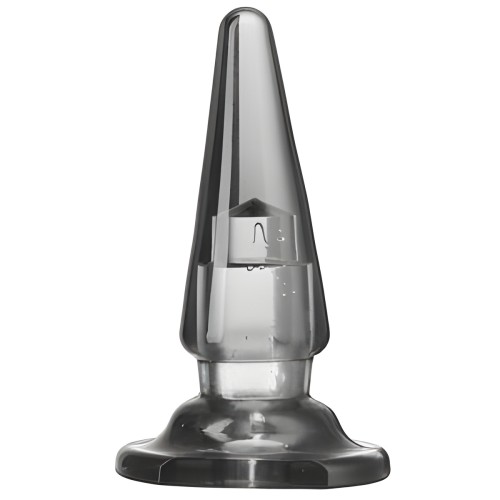 Cloud 9 Big Anal Plug Clear Gray - Comfortable Play