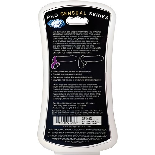 Pack de 2 Anillos de Silicona Tear Drop y Sling Donut