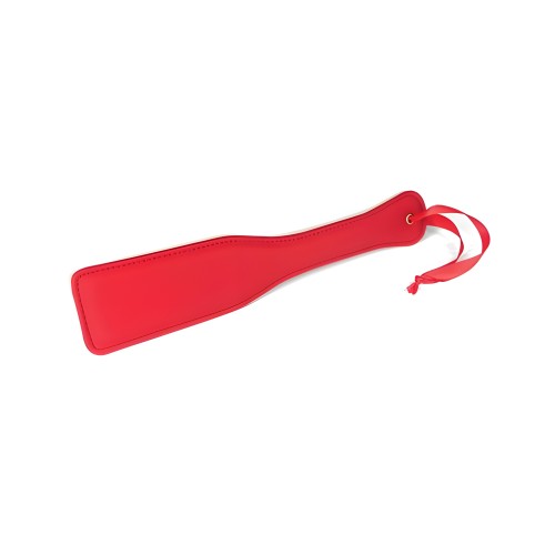 Spartacus Pu Paddle W/reverse Plush - Red