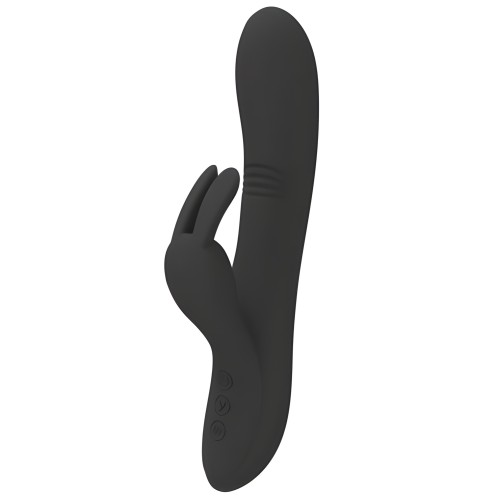 Pretty Love Dylan Bunny Ears Rabbit Vibrator - Black
