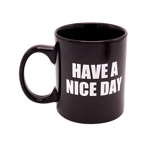 Taza Attitude - Have A Nice Day - Negra