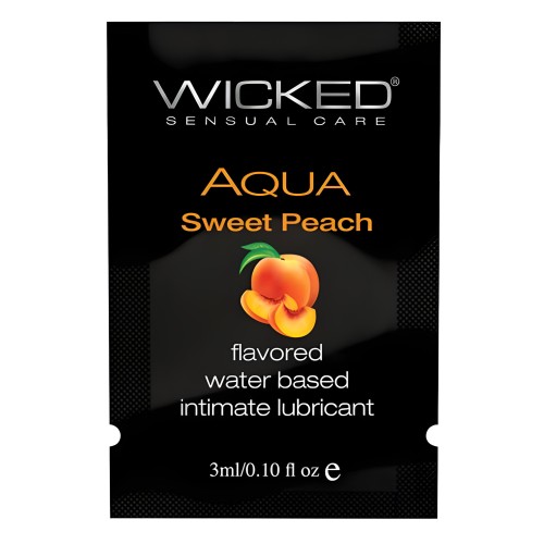 Wicked Aqua Flavored Lubricant Sweet Peach