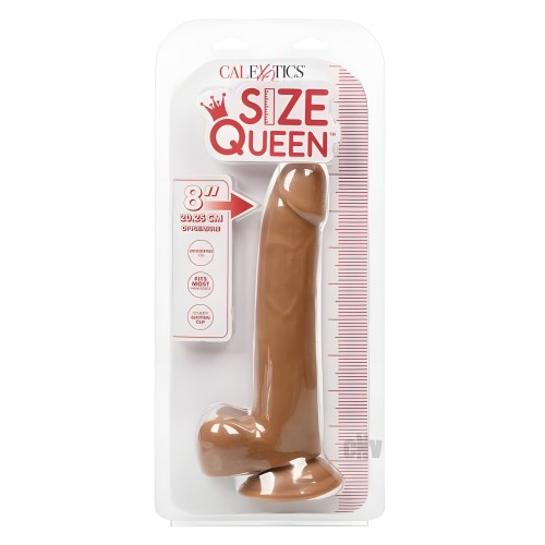 Dildo Size Queen 8" - Marrón