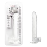 Size Queen 10in Clear Dildo - Impressive Size