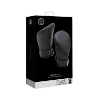 Guantes de Puño Neopreno para Juego de Perrito | Negros