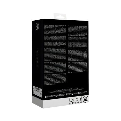 Guantes de Puño Neopreno para Juego de Perrito | Negros