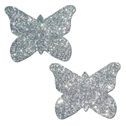 Pastease Silver Glitter Butterfly - Fun Accessories