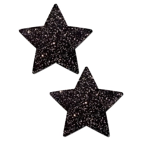Pastease Estrellas Negras Brillantes