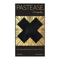 Pastease Reusable Liquid Cross - Negro - Silicona