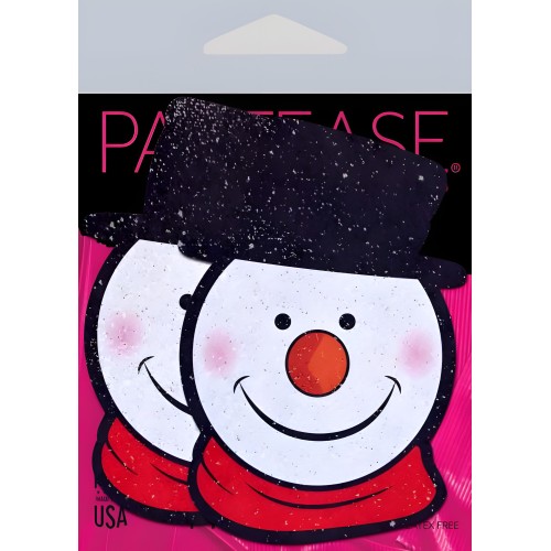 Pastease Premium Holiday Snowman - Fun Nipple Pasties