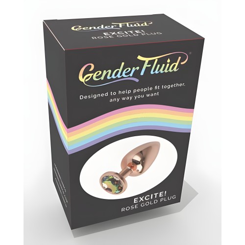 Gender Fluid Excite! Plug - Rose Gold
