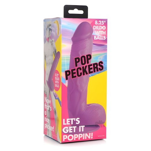 Pop Peckers Dildo W/balls