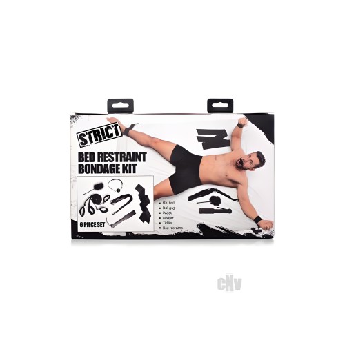 Strict Bed Bondage Restraint Kit - Complete & Versatile