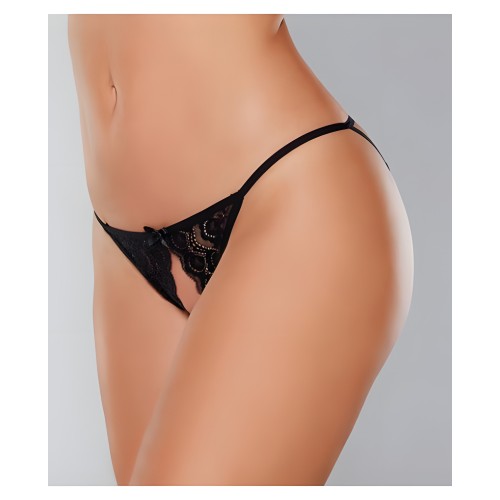 Adore Luv Web Strappy Open Front Panty