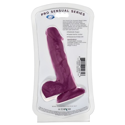 Cloud 9 Vibrant Colors 6" Plum Dildo