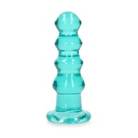Realrock Curvy Dildo or Butt Plug Turquoise - Precision Stimulation