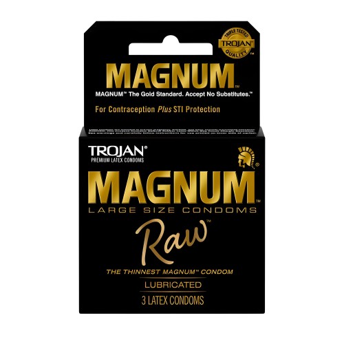 Trojan Magnum Raw 3 Pack