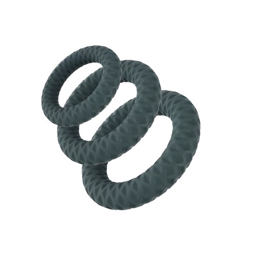 Onyx 3 Ring Set - Enhance Your Pleasure