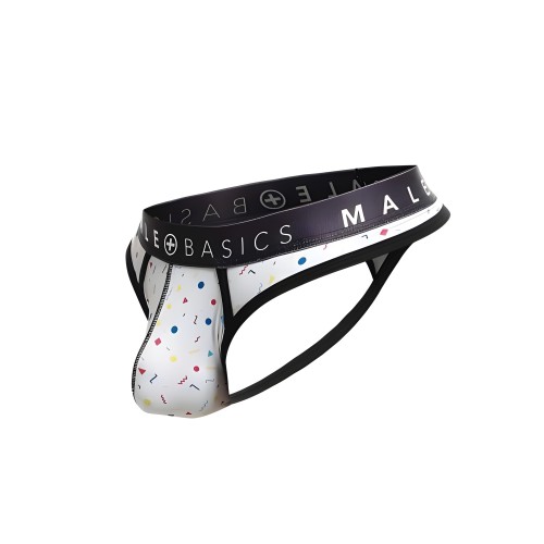 Male Basics Sexy Pouch Thong Confetti Large