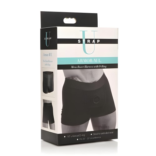 Arnés de Boxer Masculino Strap U Armor - Negro