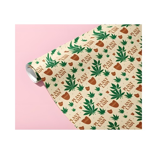 Plant Lady Naughty Wrapping Paper