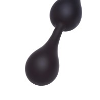 Plug Anal Teardrop Pequeño Negro de Silicona