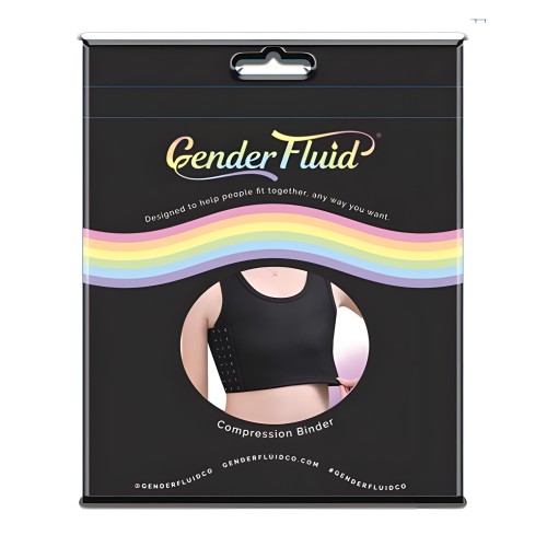 Binder de Compresión para Pecho Gender Fluid XXL Negro