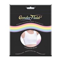 Gender Fluid Chest Compression Binder M White