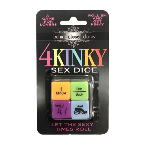 4 Dados Sexuales Kinky - Juego de Preliminares Emocionante