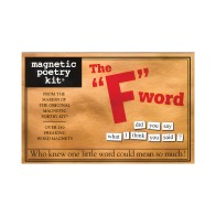 Magnetic Poetry Kit: The "f" Word